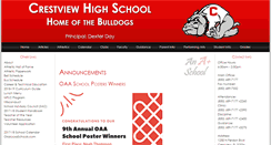 Desktop Screenshot of crestviewbulldogs.org