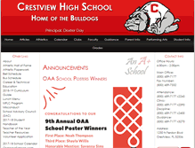 Tablet Screenshot of crestviewbulldogs.org